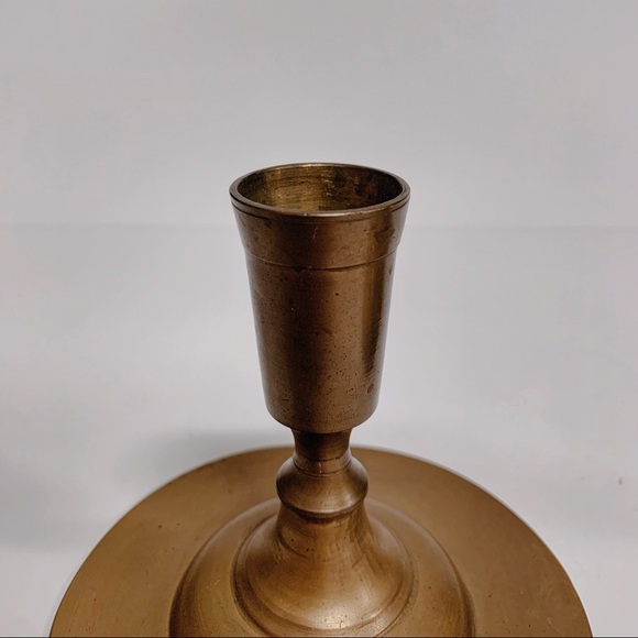 🎄Mid Century Modern Brass Candlestick Holders - Picture 9 of 11